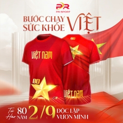 HÀO KHÍ 80 – ÁO CỜ ĐỎ SAO VÀNG |ÁO THỂ THAO PR SPORT!
