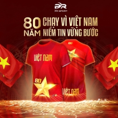HÀO KHÍ 80 – ÁO CỜ ĐỎ SAO VÀNG |ÁO THỂ THAO PR SPORT!