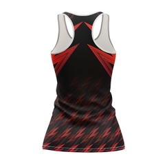 Áo Singlet SẤM SÉT ĐỎ - Áo chạy bộ PR SPORT