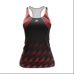 Áo Singlet SẤM SÉT ĐỎ - Áo chạy bộ PR SPORT