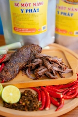 BÒ MỘT NẮNG Y PHÁT (2 túi x 500g -Tặng muối kiến vàng)