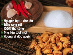 HẠT ĐIỀU TỎI ỚT (Hũ 210g)