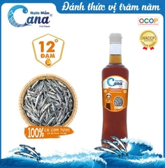 NƯỚC MẮM CANA NGỌT THƠM VỊ CÁ 12 ĐỘ ĐẠM (500ml)