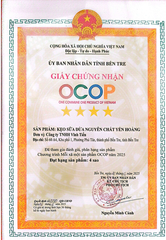 KẸO SỮA DỪA NGUYÊN CHẤT YẾN HOÀNG ( thùng 50 gói x 100g)