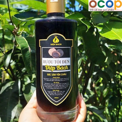 RƯỢU TỎI ĐEN - DIỆP BÁCH (Chai thủy tinh 500ml)