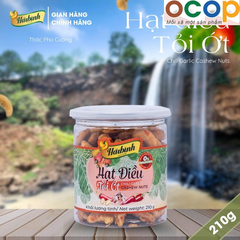 HẠT ĐIỀU TỎI ỚT (Hũ 210g)
