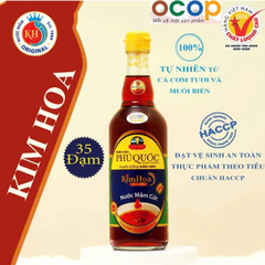 NƯỚC MẮM KIM HOA 35 ĐỘ ĐẠM (520ml)