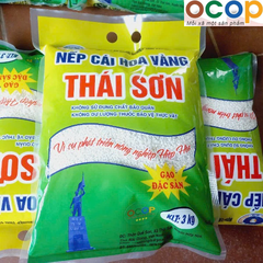 GẠO NẾP CÁI HOA VÀNG THÁI SƠN (Túi 5 Kg)