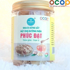 SNACK GỪNG SẤY MẬT ONG ĐƯỜNG PHÈN PHÚC ĐẠT (50g)