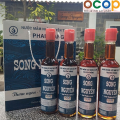 NƯỚC MẮM CỐT NHĨ CÁ CƠM TRUYỀN THỐNG SONG NGUYỄN LOẠI THƯỢNG HẠNG  (Thùng 4 chai x 330ml)