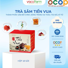 TRÀ SÂM TIẾN VUA, TRÀ TỨ VỊ (Hộp 10 túi)