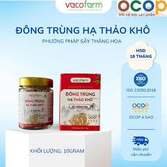 ĐÔNG TRÙNG HẠ THẢO SẤY KHÔ (Lọ 10gram)