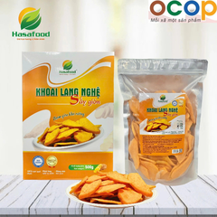 KHOAI LANG NGHỆ SẤY GIÒN (500g)