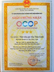 THỊT TRÂU GÁC BẾP THẢO LINH ( 1 Túi 500g )