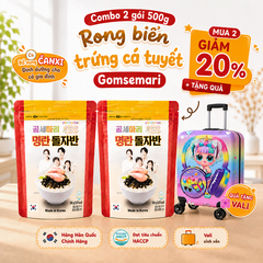 RONG BIỂN 3 CON GẤU GOMSEMARI - túi 500g - tặng cặp lồng lớn