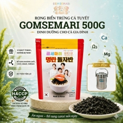 RONG BIỂN 3 CON GẤU GOMSEMARI - túi 500g - tặng cặp lồng lớn