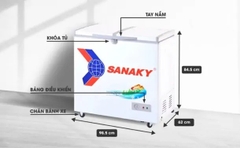 Các loại kích thước tủ đông thông dụng hiện nay
