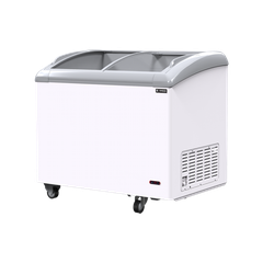 Tủ đông Sanden cửa lùa mặt kính cong SNC-0355 (330 lít)
