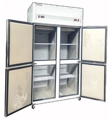 Tủ đông - mát inox Snow Village 4 cánh SLLDZ4-820LS ( 900 lít)