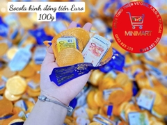 SOCOLA Pháp Hình đồng tiền Euro ( 1 túi 100g)