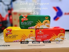 Bánh quy vòng rắc đường mịn Borggreve 250g ( xanh lá)