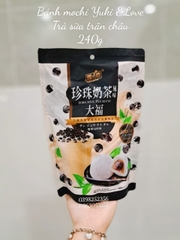 Bánh Mochi vị trà sữa trân châu Yuki & Love Boba Milk Tea Mochi TAIWAN 240g