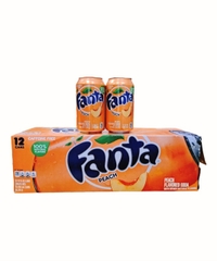 Nước Ngọt Fanta Mỹ 355ml vị Đào ( Lốc 12 lon)