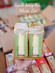 BÁNH BÔNG LAN GATO TAM GIÁC 500g ( khoảng 5 cái) trà xanh