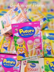 Bánh ốc quế Pororo 54g (vị dâu) (20)