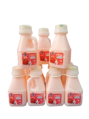 Sữa Chua Lactic Dominatle 258ml (Lốc 4 lọ) - Vị Dâu