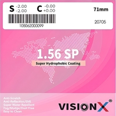 Tròng kính VisionX 1.56 SHMC