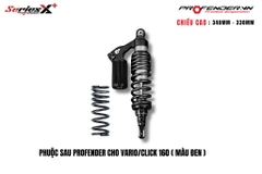 PHUỘC PROFENDER X SERIES PLUS - VARIO 160 340MM (MÀU ĐEN)