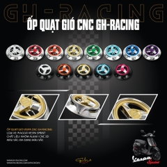ỐP QUẠT GIÓ VESPA SPRINT CNC - GH RACING