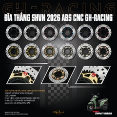 ĐĨA THẮNG RACE SHVN 2026 ABS SIZE 240MM - GH RACING