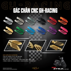 GÁC CHÂN CNC STYLO/SCOOPY - GH RACING