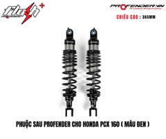 PHUỘC PROFENDER FLASH SERIES PLUS - PCX 160 365MM (MÀU ĐEN)