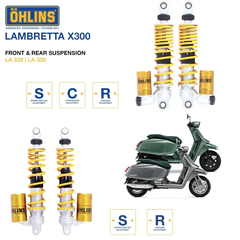 PHUỘC OHLINS LA329 & LA330 - LAMBRETTA X300