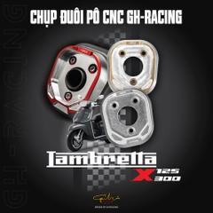 CHỤP ĐUÔI PÔ LAMBRETTA CNC - GH RACING