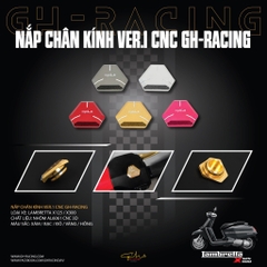 NẮP CHÂN KÍNH LAMBRETTA CNC - GH RACING