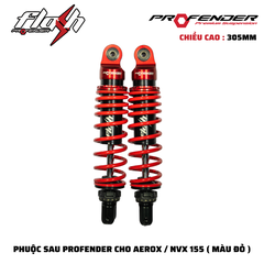 PHUỘC PROFENDER FLASH SERIES - AEROX , NVX 305MM ( MÀU ĐỎ )