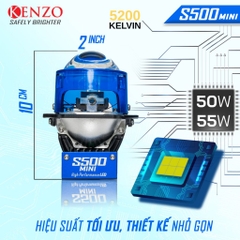 ĐÈN LED BI CẦU KENZO S500 MINI