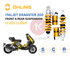 PHUỘC OHLINS STX36 - ITALJET DRAGSTER
