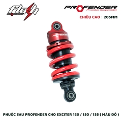 PHUỘC PROFENDER FLASH SERIES - EXCITER 135 / 150 / 155 205MM ( MÀU ĐỎ )