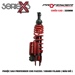 PHUỘC PROFENDER X SERIES - FAZZIO / GRANDE / MIO 320mm ( MÀU ĐỎ )