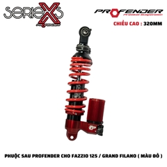 PHUỘC PROFENDER X SERIES - FAZZIO / GRANDE / MIO 320mm ( MÀU ĐỎ )