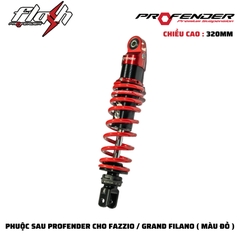 PHUỘC PROFENDER FLASH SERIES - FAZZIO / GRANDE / MIO 320MM (MÀU ĐỎ)