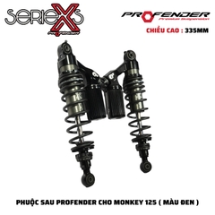 PHUỘC PROFENDER X SERIES - MONKEY 125i 2018-2022 , WAVE , FUTURE, DREAM 335mm (MÀU ĐEN)