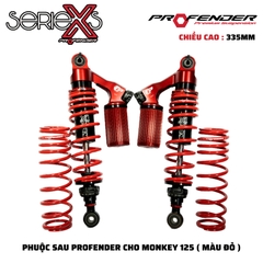 PHUỘC PROFENDER X SERIES - MONKEY 125I 2018-2022 , WAVE , FUTURE, DREAM 335mm (MÀU ĐỎ)