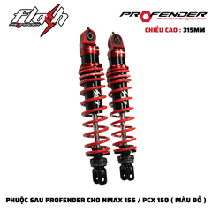 PHUỘC PROFENDER Series Flash - NMAX 155 / PCX 150 / SH Ý 315MM (MÀU ĐỎ)