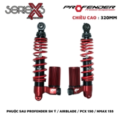 PHUỘC PROFENDER X SERIES - SH Ý / PCX 150 / NMAX 155 320mm ( MÀU ĐỎ)